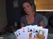 Preview 5 of Step Son Plays Strip Poker With Step Mom - Jane Cane