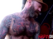 Preview 5 of NASTYDADDY Tattooed Jack Dixon Breeds Inked Hunk Ryan Carter