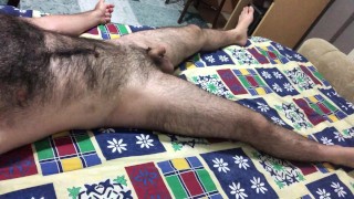 Very hairy sexy guy I was getting caught by my stepmom while masturbating