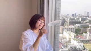 Japanese girl masturbating harder