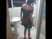Preview 1 of Girl taking stepdaddy for a piss, licking the stream and cleans his cock