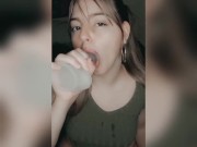 Preview 2 of Damn. Kasity knows how to suck dick ;) squirting and blow! solo mastrabation