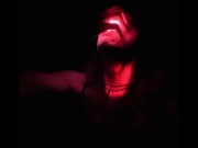 Preview 4 of LED DILDO DEEPTHROAT (if you want to see more, follow my social media !!!)