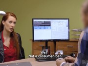 Preview 2 of LOAN4K Alluring redhead wants a vet clinic and knows how to get it
