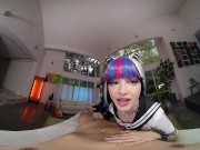 Preview 6 of Lola Fae As IBUKI MIODA Fucks You And Returns Big Favor In DANGANRONPA XXX VR Porn