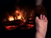 Preview 4 of Warming my Feet up to give you a nice HOTT Footjob NO HEADPHONES REQUIRED