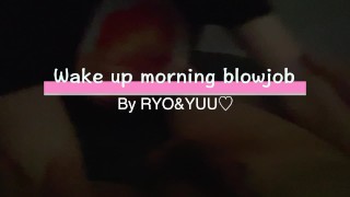 Gonzo raw SEX from the morning with a female college student  ♡ RYO & YUU ♡ Amateur couple  / beautiful girl / fair-skinned / preeminent style / smart