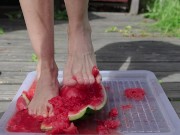 Preview 5 of Crushing Watermelon Barefoot