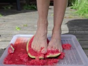 Preview 6 of Crushing Watermelon Barefoot