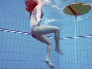 Preview 5 of Tattooed babe Liza Bubarek showing her naked ass underwater