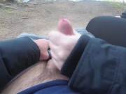 Preview 3 of Risky Public Handjob with Cumshot at Lake