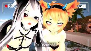 Femboy Fucks with a Vampire Babe - VRChat Sex / Moaning / ASMR