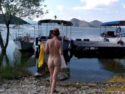 Preview 2 of Naked on the boat dock