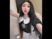 Preview 5 of Teen Ladyboy Maid selfie video getting anal fucked by her house boss