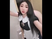 Preview 6 of Teen Ladyboy Maid selfie video getting anal fucked by her house boss