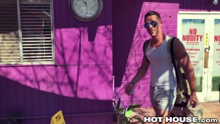 HotHouse - Horny Nic Sahara Seduces Stranger By The Pool