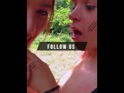 Preview 6 of Burning Confession Of A Sparker-LESBO OUTDOOR Promo HD- FULL VIDEO ON ONLYFANS Link in Bio!