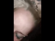 Preview 2 of Gf gives me bj while fucking and cuming on friends huge cock