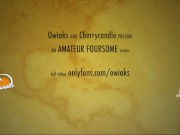 Preview 1 of Owiaks and Cherrycandle the best amateur foursome