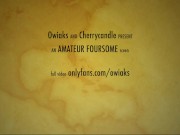 Preview 2 of Owiaks and Cherrycandle the best amateur foursome