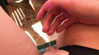 My Pussy Dripped When I Looked At My Step Dad - I Couldn't Resist And Secretly Masturbated