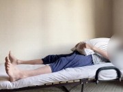 Preview 5 of Amateur boys in their 20s want to have sex too much, so they have pseudo-sex with thick pillows.