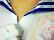 Preview 3 of Sailor Moon Waifu Fucks Her Wand Teaser