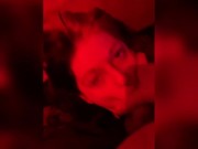 Preview 2 of short sneak peak of brand new amateur Daria Doom! goth slut with wrists cuffed sucks cock