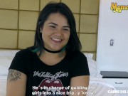 Preview 2 of CARNEDELMERCADO -  BIG TITS CHUBBY COLOMBIAN BABE PICKED UP AND FUCKED FULL SCENE