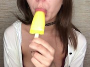 Preview 4 of Licking ice cream on a hot day