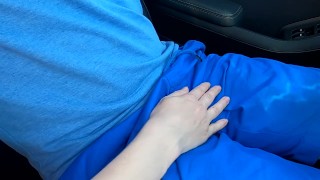 Masturbation in the car