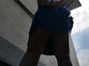 Preview 4 of Sensational pee standing in public I absolutely have to pee I can't stop!