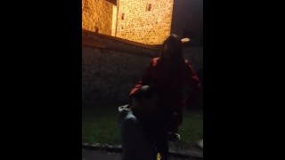 Deeptroath on the street near faggot home- full clip on my Onlyfans (link in bio)
