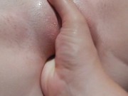 Preview 6 of HELPING HER CUM WITH MY HAND - FISTING - WET SHAVED PUSSY  - SQUIRTING - CLOSE UP - REAL ORGASM
