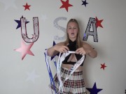 Preview 2 of 4th Of July Micro Bikini Try On YouTube Edition