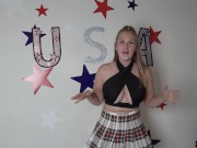 Preview 4 of 4th Of July Micro Bikini Try On YouTube Edition