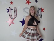 Preview 5 of 4th Of July Micro Bikini Try On YouTube Edition