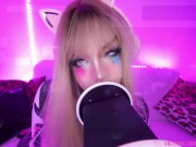 Preview 6 of AHEGAO COMPILATION | DVA from OverWatch Cosplay *ASMR Amy B*
