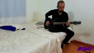 Ass to pussy fuck after interrupting my guitar practice time