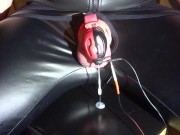 Preview 2 of E-stim cum milking with chastity cage