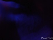 Preview 2 of Hot French milf sucks cock and anal sex in night club in front of strangers - MissCreamy
