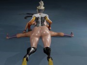 Preview 6 of [Overwatch] Mercy [Futa] Doggystyle Fuck [Street Fighter] Laura Matsuda [Anal, Twerking, Hentai]