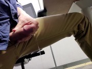 Preview 5 of Edging in the office for your precum fetish
