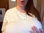 Preview 4 of Big swollen boobs for your stepmother who fucks you making you cum