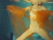 Preview 5 of Blonde super tight teen Nastya underwater
