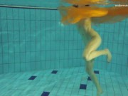 Preview 6 of Blonde super tight teen Nastya underwater