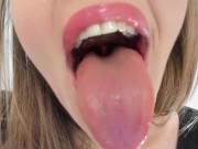 Preview 6 of Quckie Tongue Vore Tease with Miss Honey Barefeet