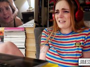 Preview 4 of CARLY RAE SUMMERS REACTS TO JAMES DEEN VS ABBIE MALEY - HONEST PORN REACTIONS - HPR10