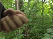 Preview 6 of Cruising and wanking outside in a forest next to a highway