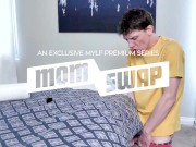 Preview 2 of Mom Swap - Horny Milfs Fuck Their Stepsons In A Hot Sloppy Group Sex